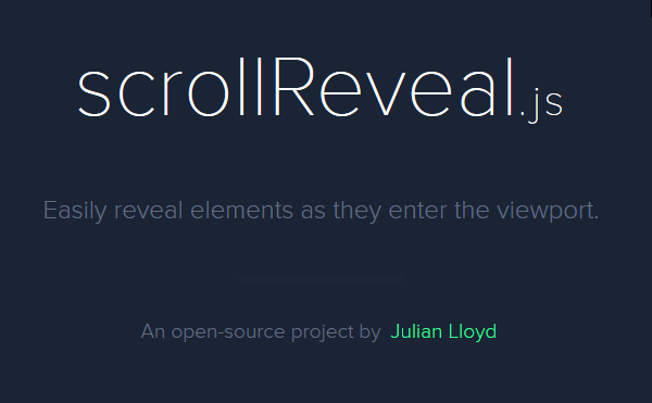 ScrollReveal